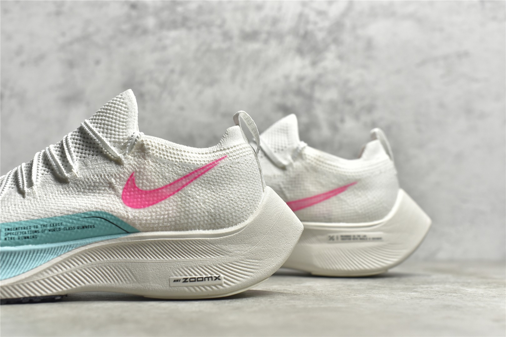图片[7]-#公司级别 四代NK ZoomX Vaporfly Next% 破2马拉松跑鞋 细节整体升级 这款next%和上一款4%的鞋最大区的别于在鞋面面料 鞋面使用了全新 Vaporweave 科技 这种类似蝉翼的材质相比 Flyknit 更加轻薄透气 非对称的鞋带系统和泡棉护垫的加入令舒适度更高 尺码：36 36.5 37.5 38 38.5 39 40 40.5 41 42 42.5 43 44 44.5 45-选品中心
