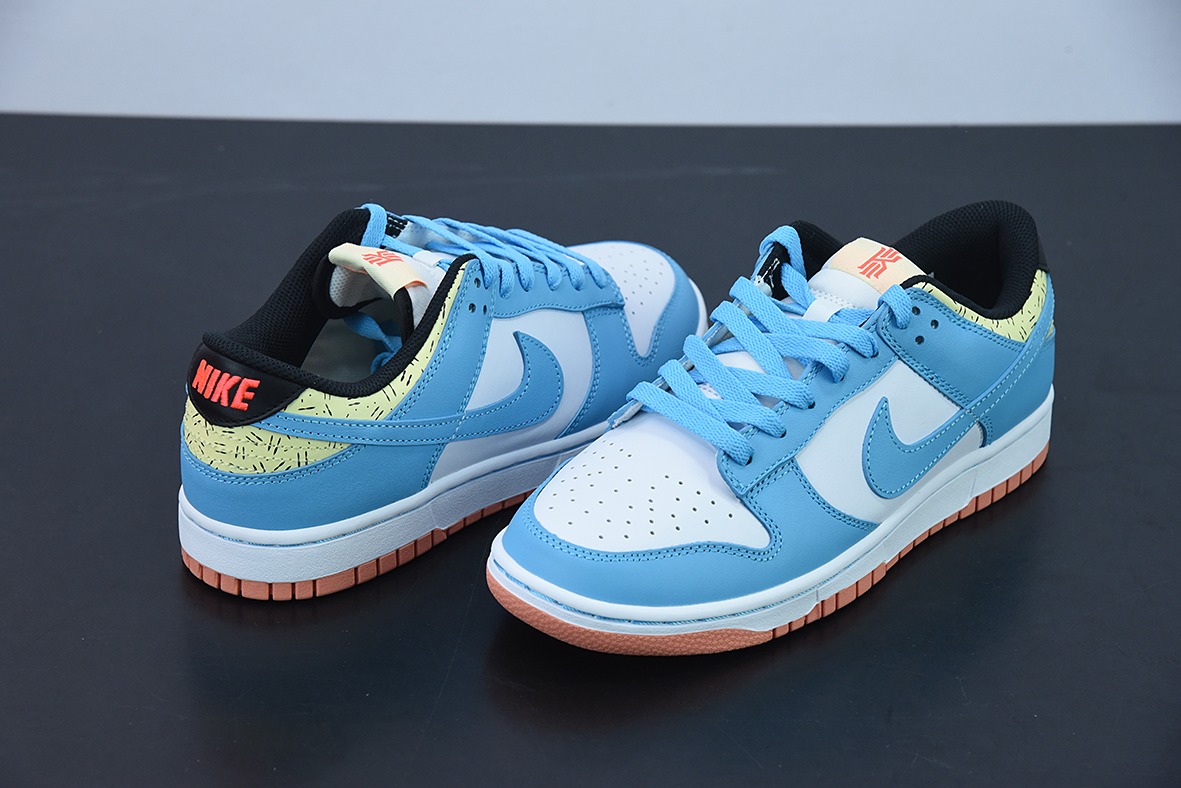 H03K5 纯原 Kyrie Irving x NK Dunk Low 凯里欧文白蓝低帮休闲运动滑板板鞋 货号:DN4179-400
