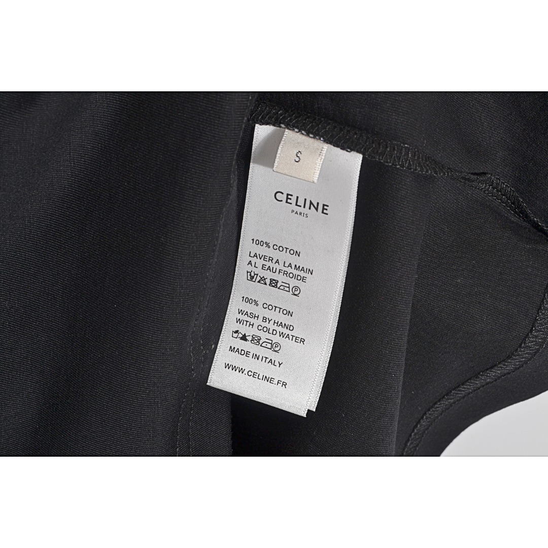 CELINE/赛琳 21ss 铆钉宫格徽标印花短袖 88-56056015