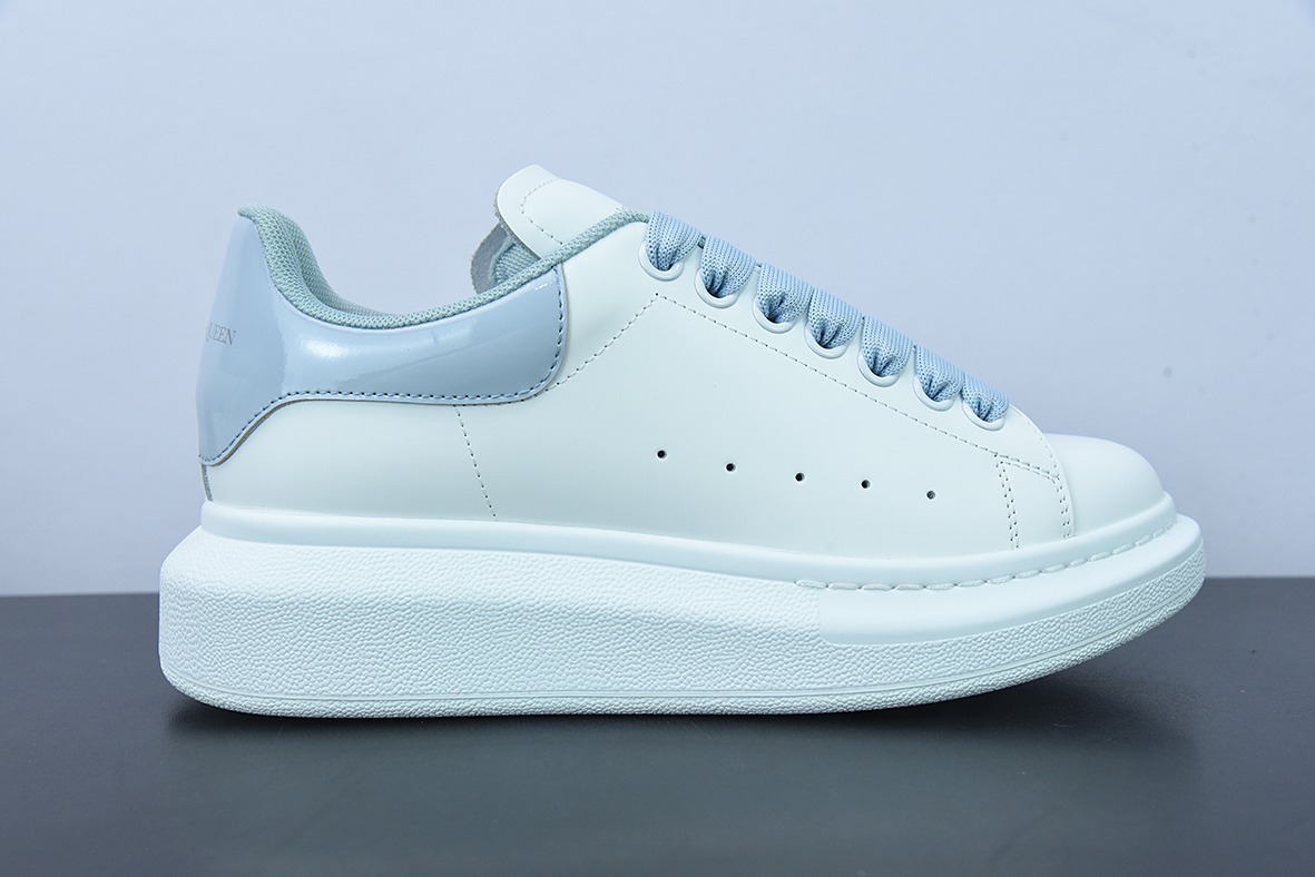 Alexander McQueen/亚历山大麦昆 松糕鞋厚底增高小白鞋D03G6