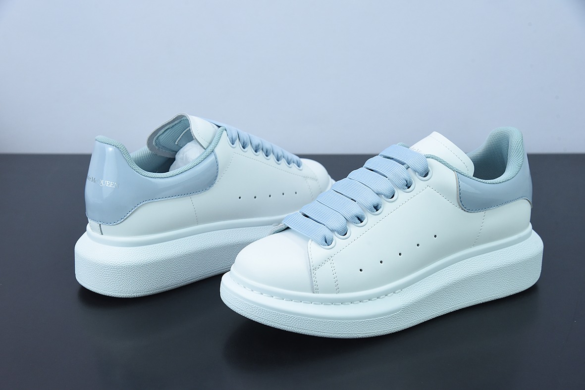 Alexander McQueen/亚历山大麦昆 松糕鞋厚底增高小白鞋D03G6
