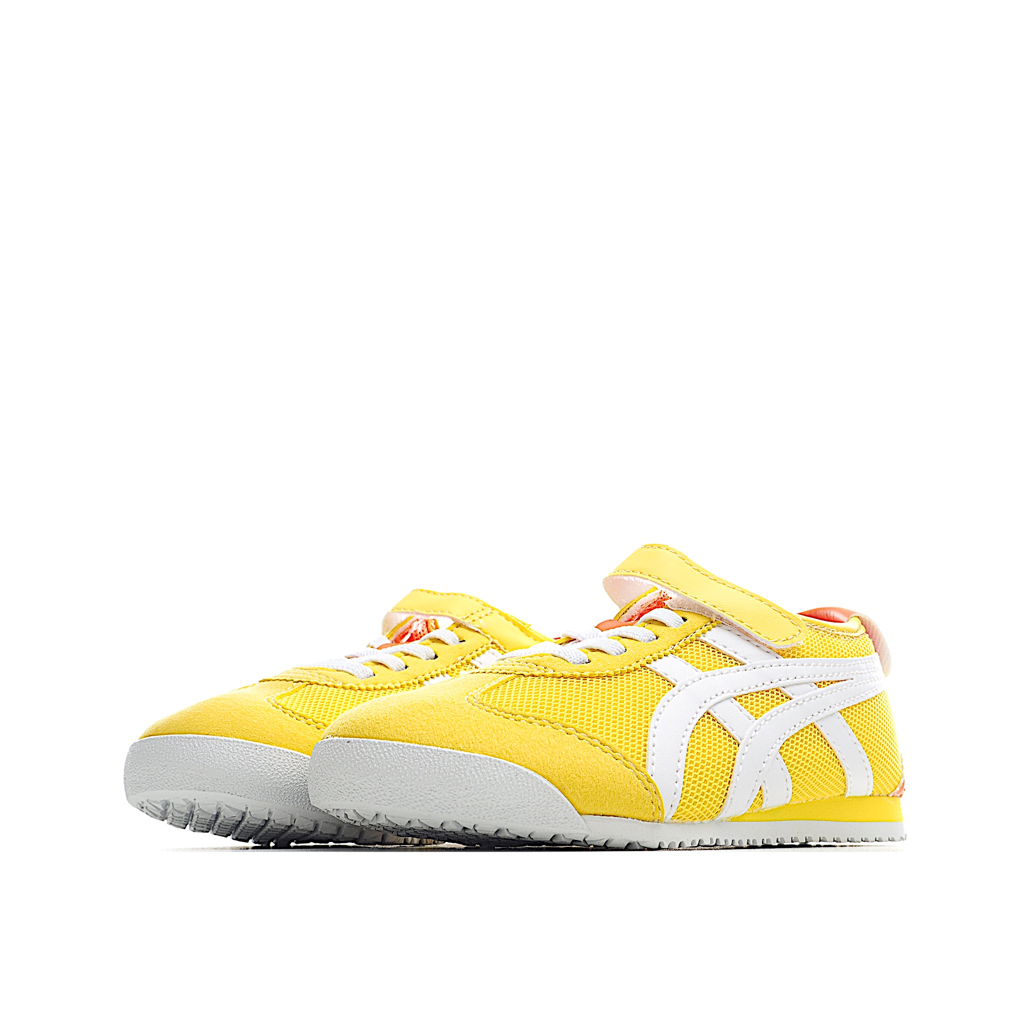 图片[2]-亚瑟士网面单扣儿童鞋24-39 Onitsuka Tiger从款式颜色造型上体现出追求舒适和细节的完美，鞋类更是推崇手工制作的严谨与完美，融舒适性与可穿性的设计风格-选品中心