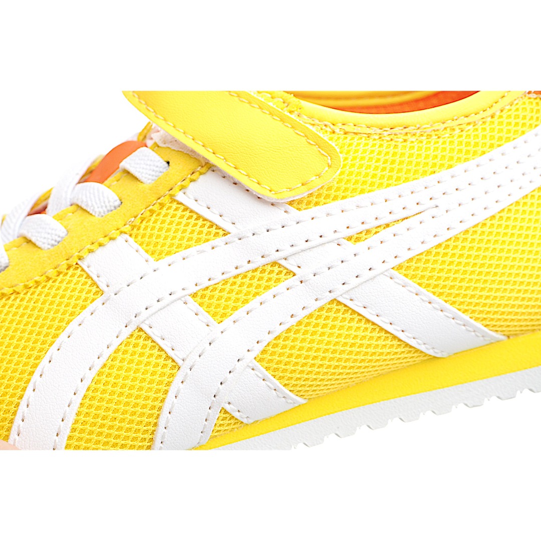 图片[8]-亚瑟士网面单扣儿童鞋24-39 Onitsuka Tiger从款式颜色造型上体现出追求舒适和细节的完美，鞋类更是推崇手工制作的严谨与完美，融舒适性与可穿性的设计风格-选品中心