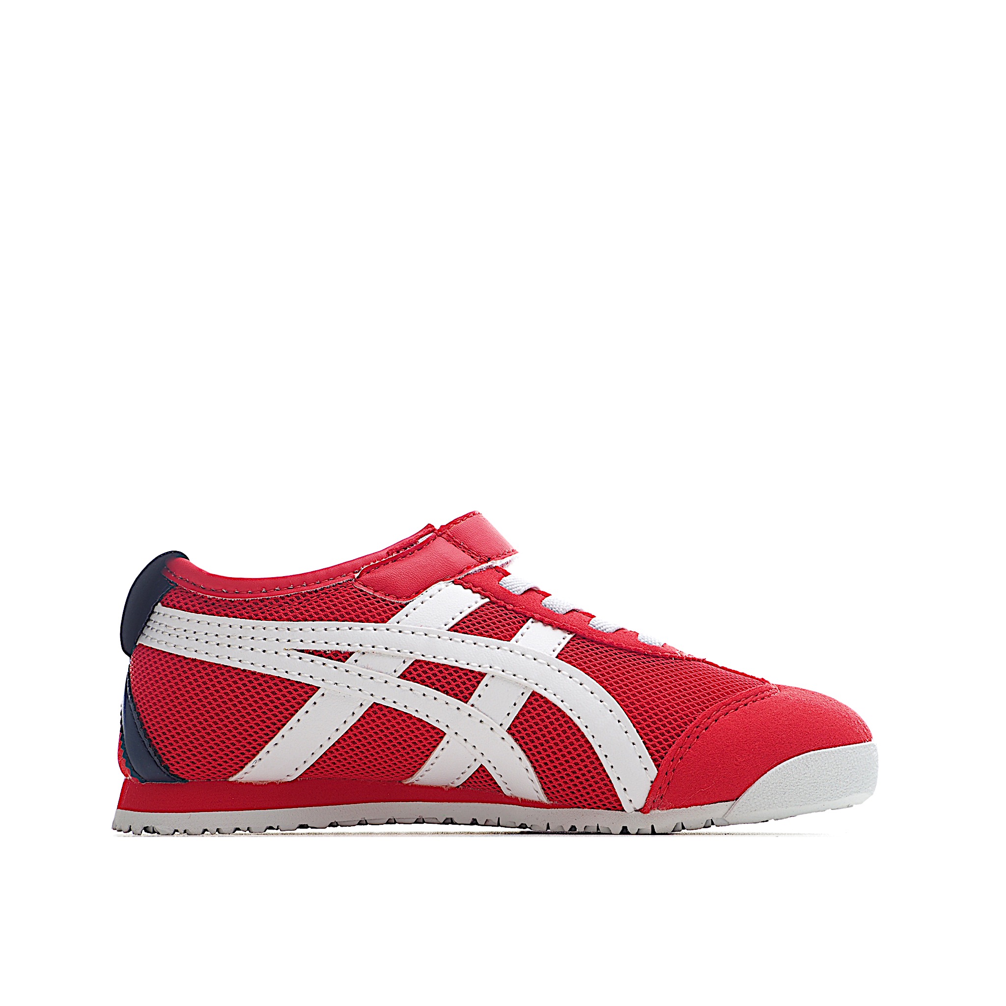 图片[3]-亚瑟士网面单扣儿童鞋24-39 Onitsuka Tiger从款式颜色造型上体现出追求舒适和细节的完美，鞋类更是推崇手工制作的严谨与完美，融舒适性与可穿性的设计风格-选品中心