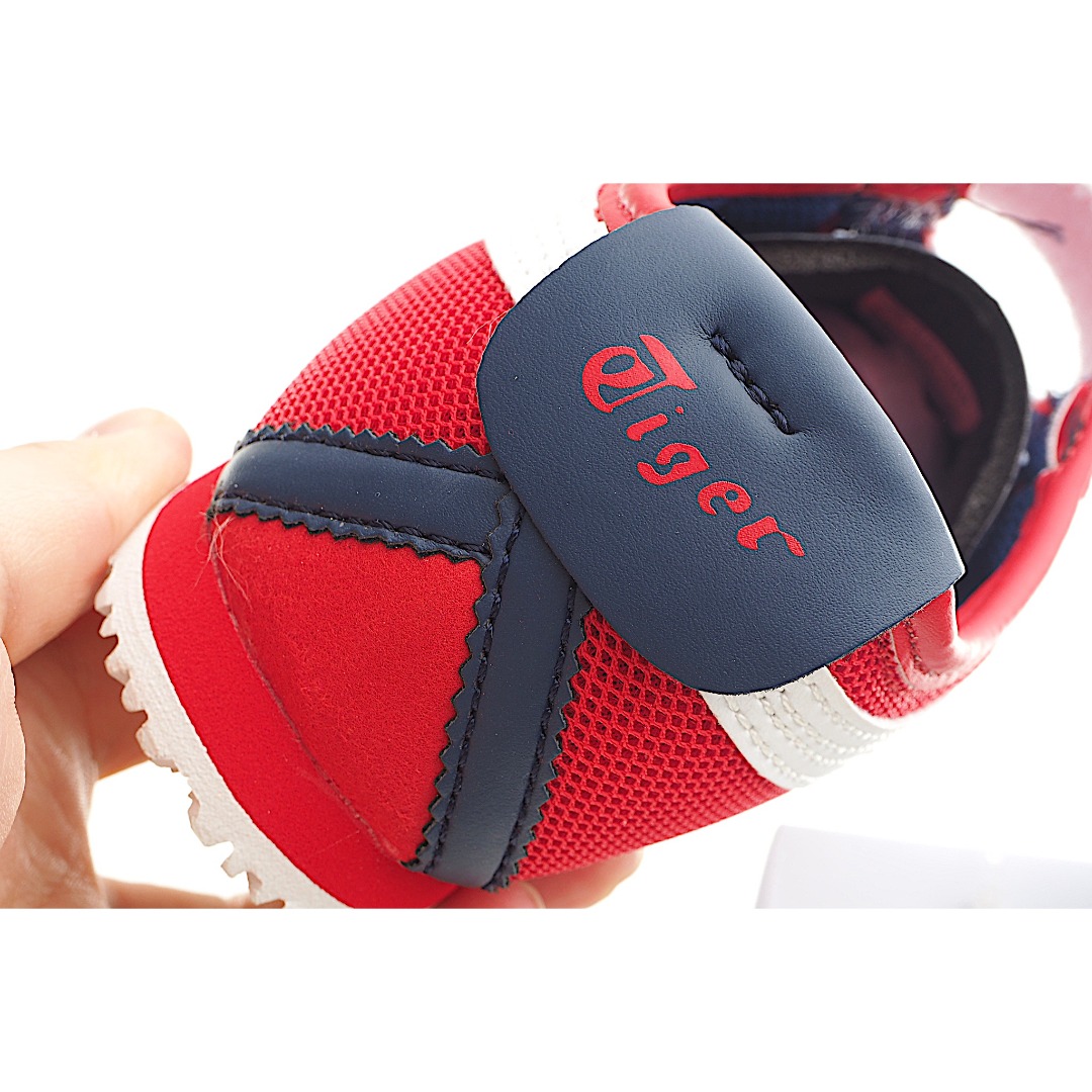 图片[9]-亚瑟士网面单扣儿童鞋24-39 Onitsuka Tiger从款式颜色造型上体现出追求舒适和细节的完美，鞋类更是推崇手工制作的严谨与完美，融舒适性与可穿性的设计风格-选品中心