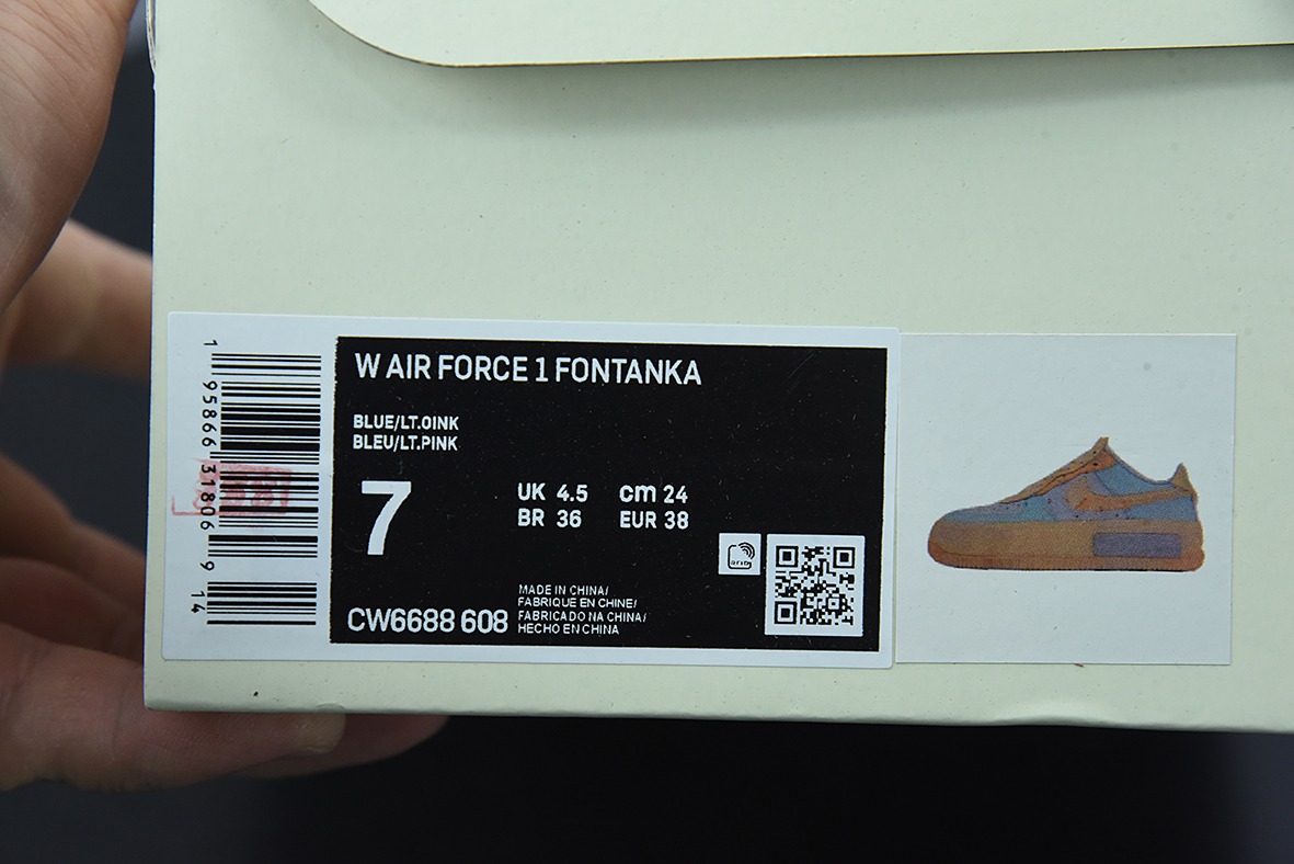 Detalles K01L4 Nike Air Force 1 Fontanka "Casa de Caramelos" Serie Fontanka de la Fuerza Aérea Número de artí…