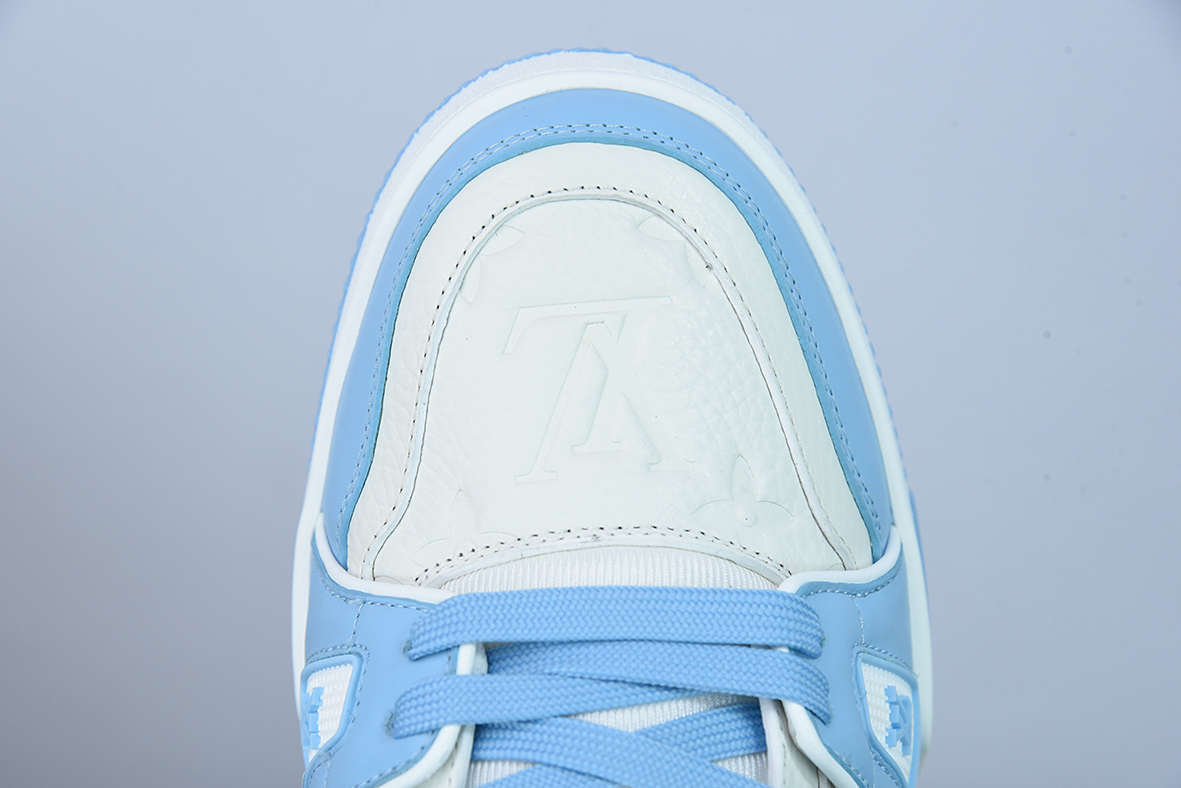 D05G7顶级纯原 Louis vuitton 路易威登 Trainer 路易威登运动鞋新配色 LV白兰