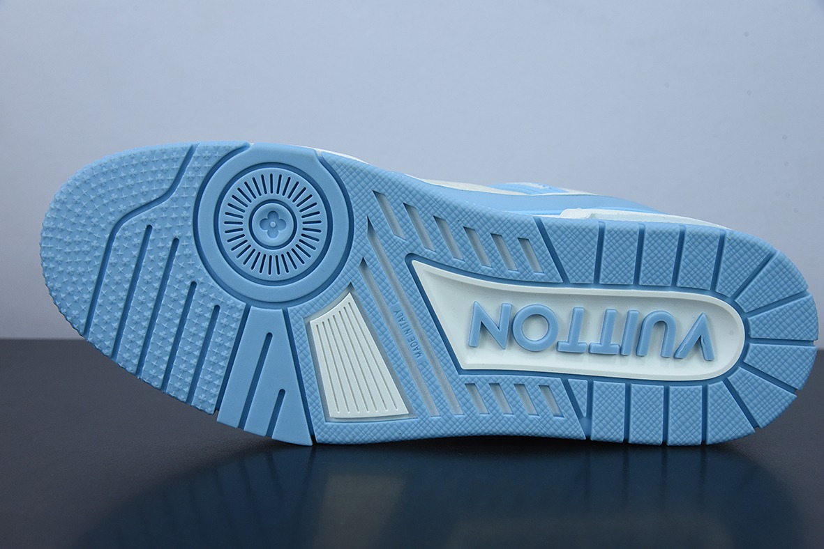 D05G7顶级纯原 Louis vuitton 路易威登 Trainer 路易威登运动鞋新配色 LV白兰