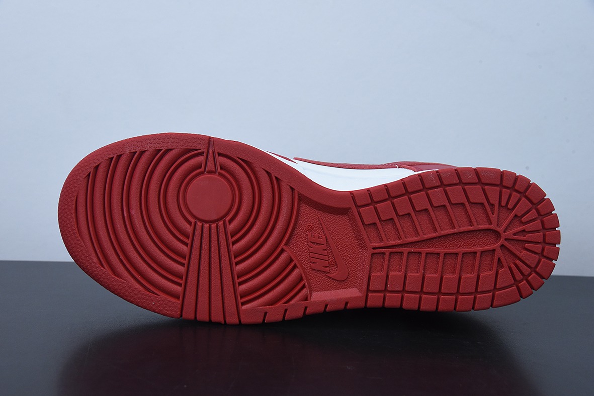 H03K5 纯原 NiKe Dunk SB Low  复古白红低帮休闲运动滑板板鞋  货号：DD1391-602