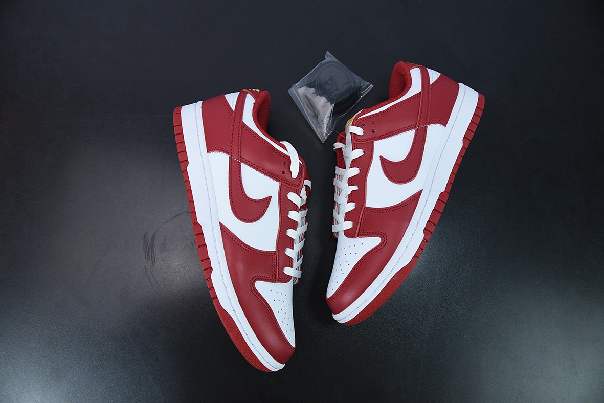 H03K5 纯原 NiKe Dunk SB Low  复古白红低帮休闲运动滑板板鞋  货号：DD1391-602