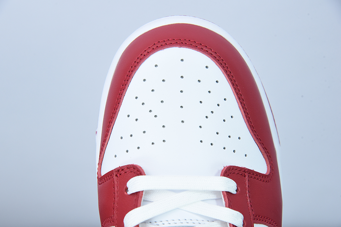 H03K5 纯原 NiKe Dunk SB Low  复古白红低帮休闲运动滑板板鞋  货号：DD1391-602
