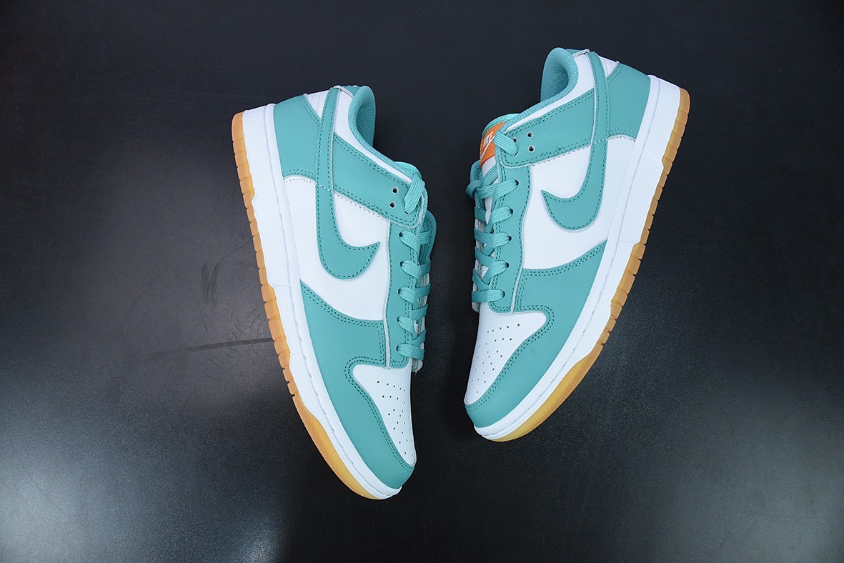 H03K5 纯原 NK Dunk Low "Teal Zeal" 水鸭青 蒂芙尼低帮休闲运动滑板板鞋  货号 DV2190-100