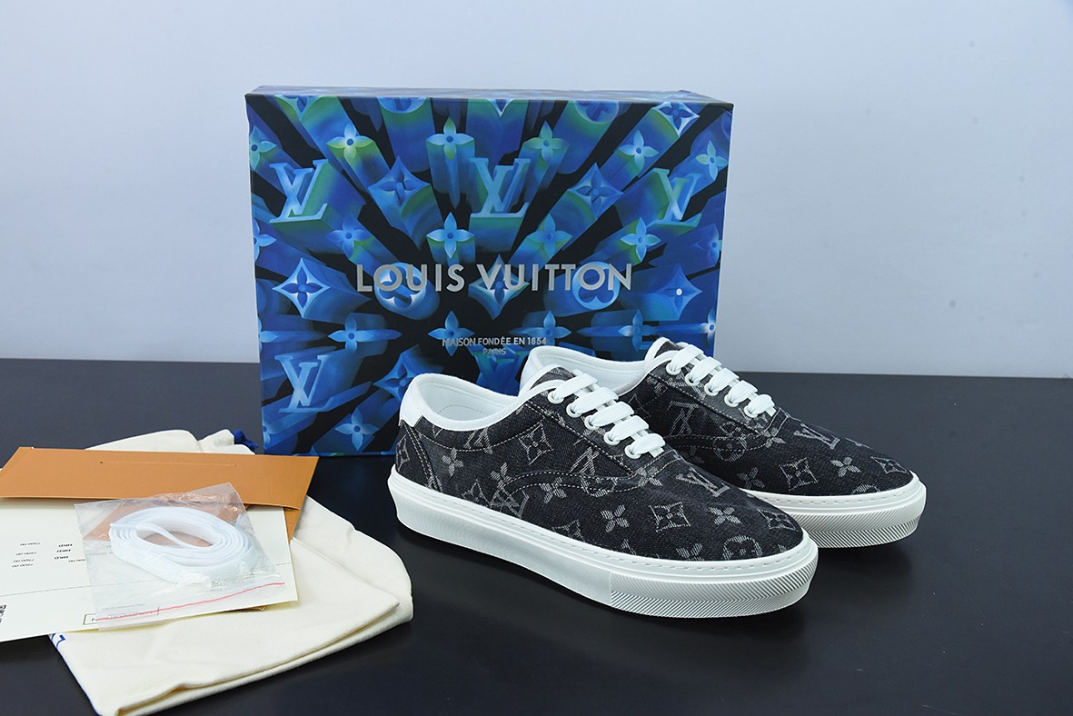 LV/路易威登 G00H7 驴家系列 LV牛仔帆布鞋 丹宁鞋