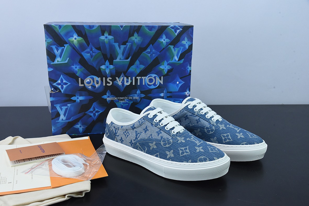 LV/路易威登 G00H7 驴家系列 LV牛仔帆布鞋 丹宁鞋