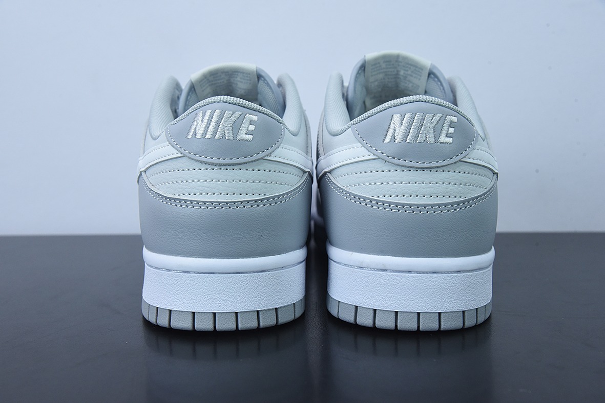 M00M5 纯原版本 Nike Dunk Low Retro “Grey White” 酷灰低帮休闲运动滑板板鞋 主货号:DJ6188-001