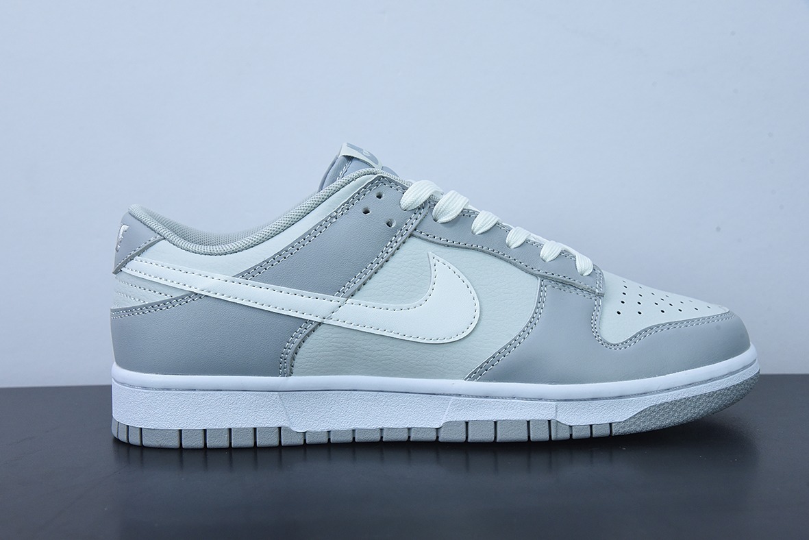 M00M5 纯原版本 Nike Dunk Low Retro “Grey White” 酷灰低帮休闲运动滑板板鞋 主货号:DJ6188-001