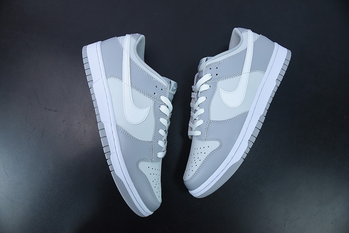 M00M5 纯原版本 Nike Dunk Low Retro “Grey White” 酷灰低帮休闲运动滑板板鞋 主货号:DJ6188-001