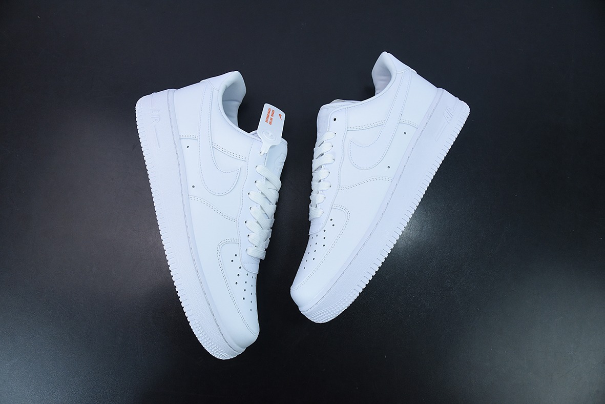 Nk Air Force 1'07 Low "Fresh" 空军一号全皮纯白低帮休闲板鞋 货号:DM0211-100