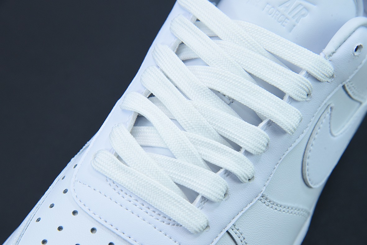 Nk Air Force 1'07 Low "Fresh" 空军一号全皮纯白低帮休闲板鞋 货号:DM0211-100