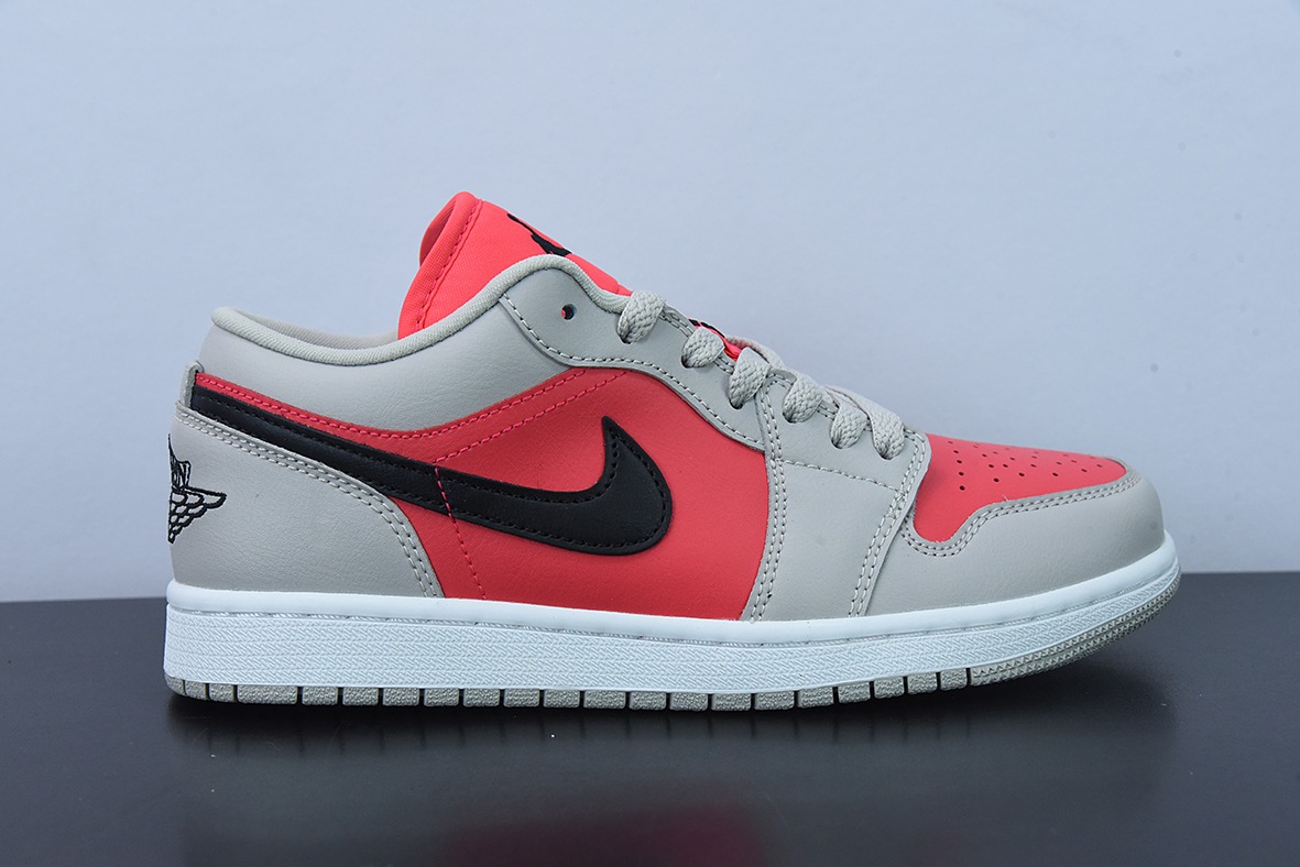 Air Jordan 1 AJ1 灰粉红防 红外线 低帮男女休闲球鞋 货号:DC0774-060
