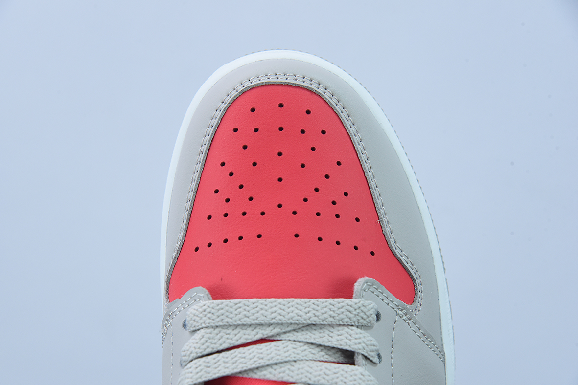 Air Jordan 1 AJ1 灰粉红防 红外线 低帮男女休闲球鞋 货号:DC0774-060