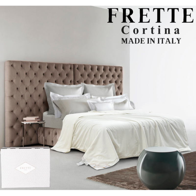 FRETTE Cortina Silk Comforter - 100% Natural Mulberry Silk & Cotton Cover