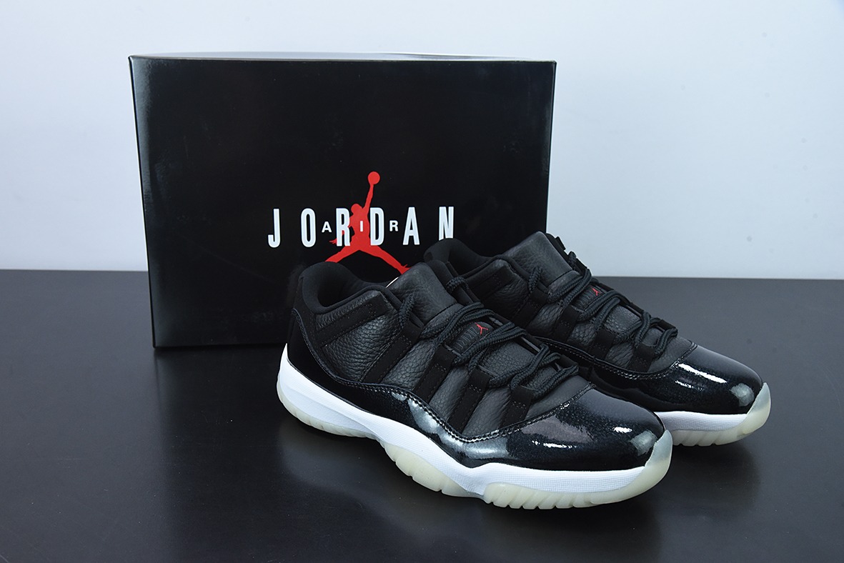 Air Jordan AJ11 Low "72-10" 大魔王低帮 货号：AV2187-001