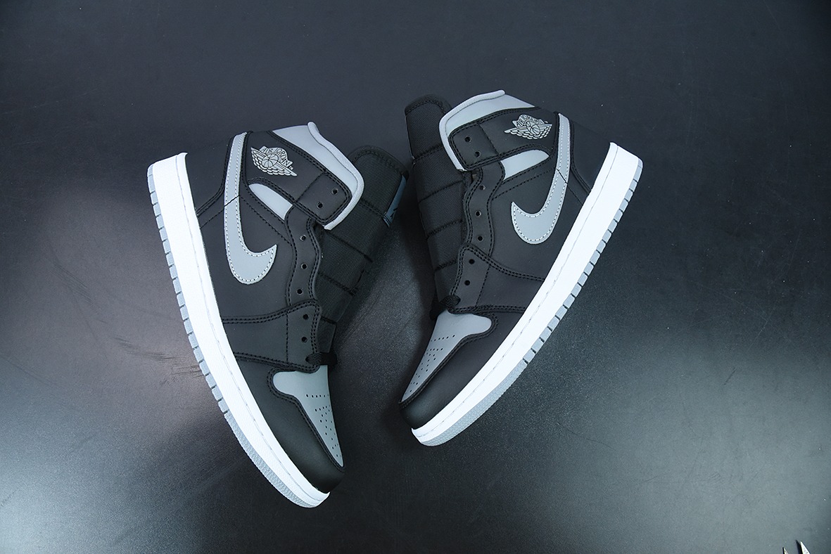 D01D4 纯原版 NK Air Jordan 1 Mid SE AJ1 乔1小影子灰 中帮复古篮球鞋 货号:BQ6472-007