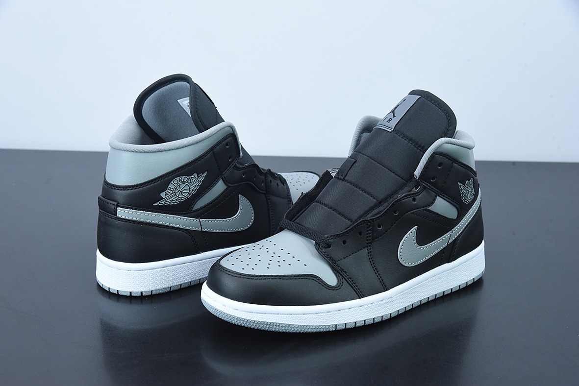 D01D4 纯原版 NK Air Jordan 1 Mid SE AJ1 乔1小影子灰 中帮复古篮球鞋 货号:BQ6472-007