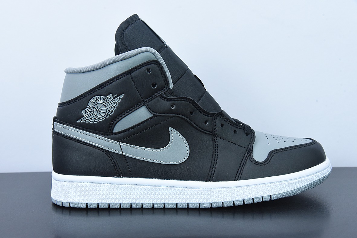 D01D4 纯原版 NK Air Jordan 1 Mid SE AJ1 乔1小影子灰 中帮复古篮球鞋 货号:BQ6472-007