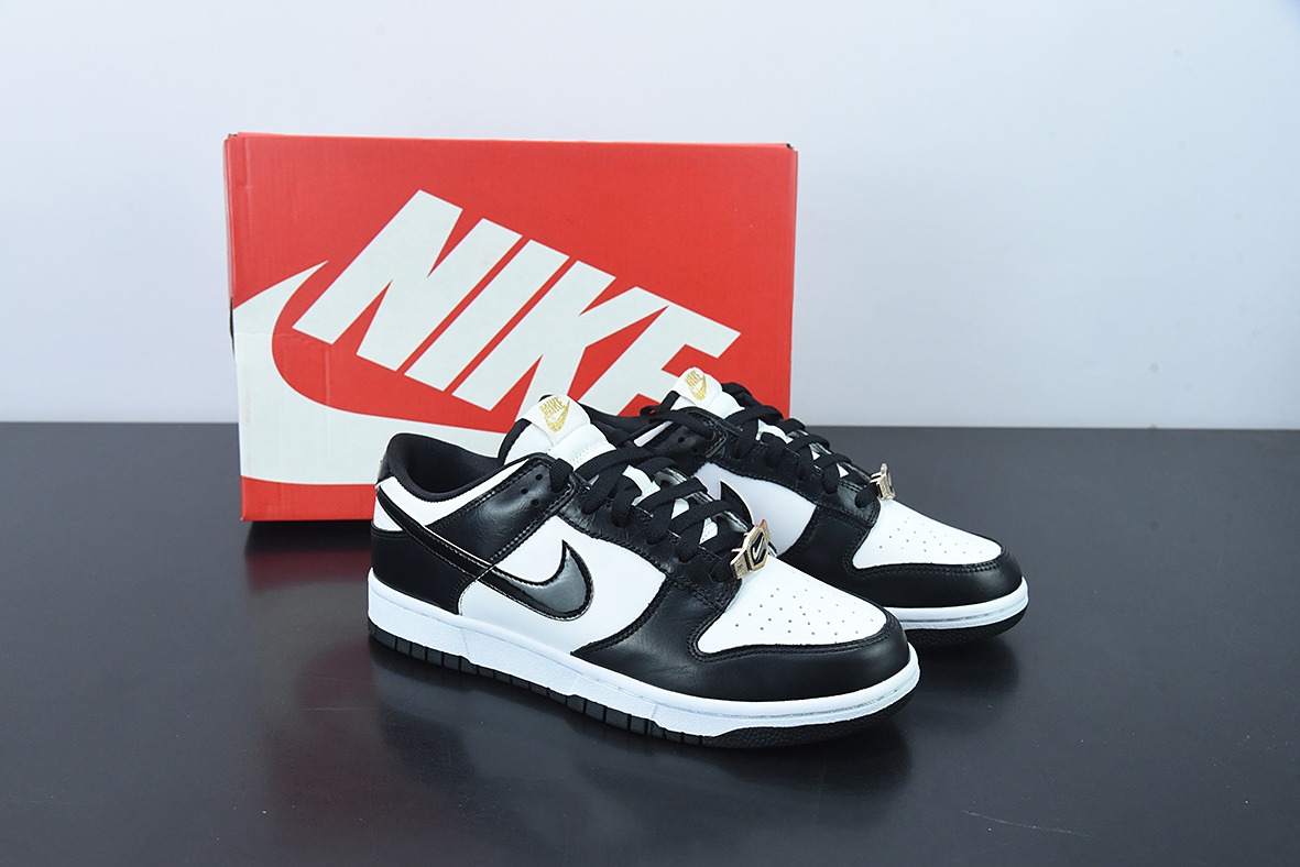 NK Dunk Low " Would Champ" 熊猫 金扣 低帮运动休闲板鞋货号DR9511-100