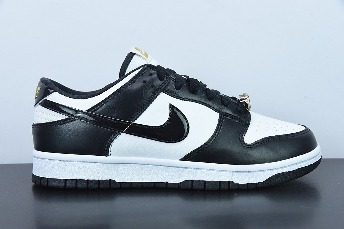 NK Dunk Low " Would Champ" 熊猫 金扣 低帮运动休闲板鞋货号DR9511-100