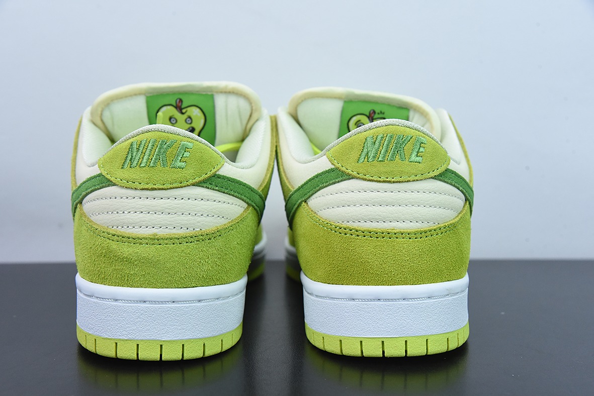 M00M5 纯原版本 Nk SB Dunk Low 苹果绿 复古低帮休闲运动滑板板鞋 货号:DM0807-300