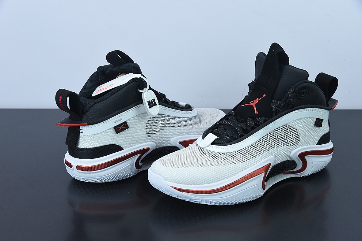F07X4 纯原版本 Air Jordan XXXVI SE "Psychic Energy"白黑红 AJ36乔 36男子实战篮球鞋 货号：DA9053-100