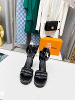 Louis Vuitton Shoes High Heel Pumps Sandals Good Quality Replica
 Cowhide Sheepskin Spring Collection Vintage