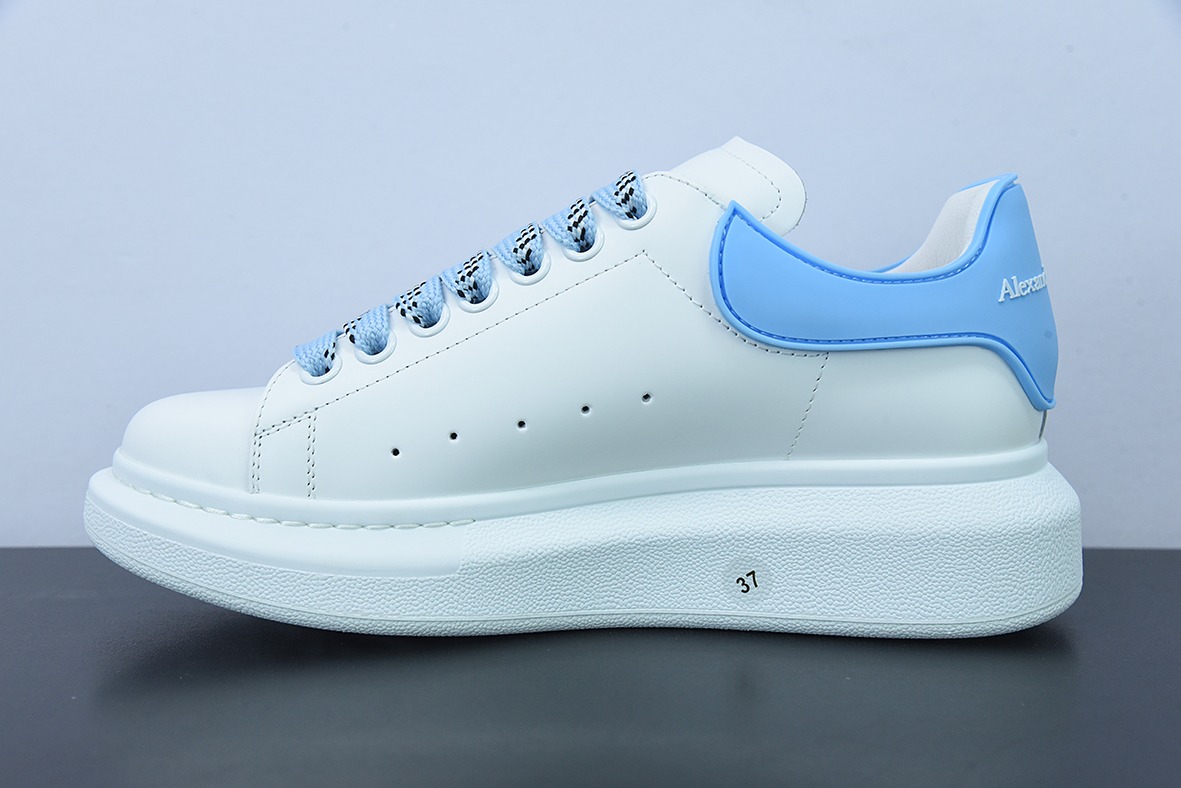 Alexander McQueen/亚历山大麦昆 松糕鞋厚底增高小白鞋D05G6