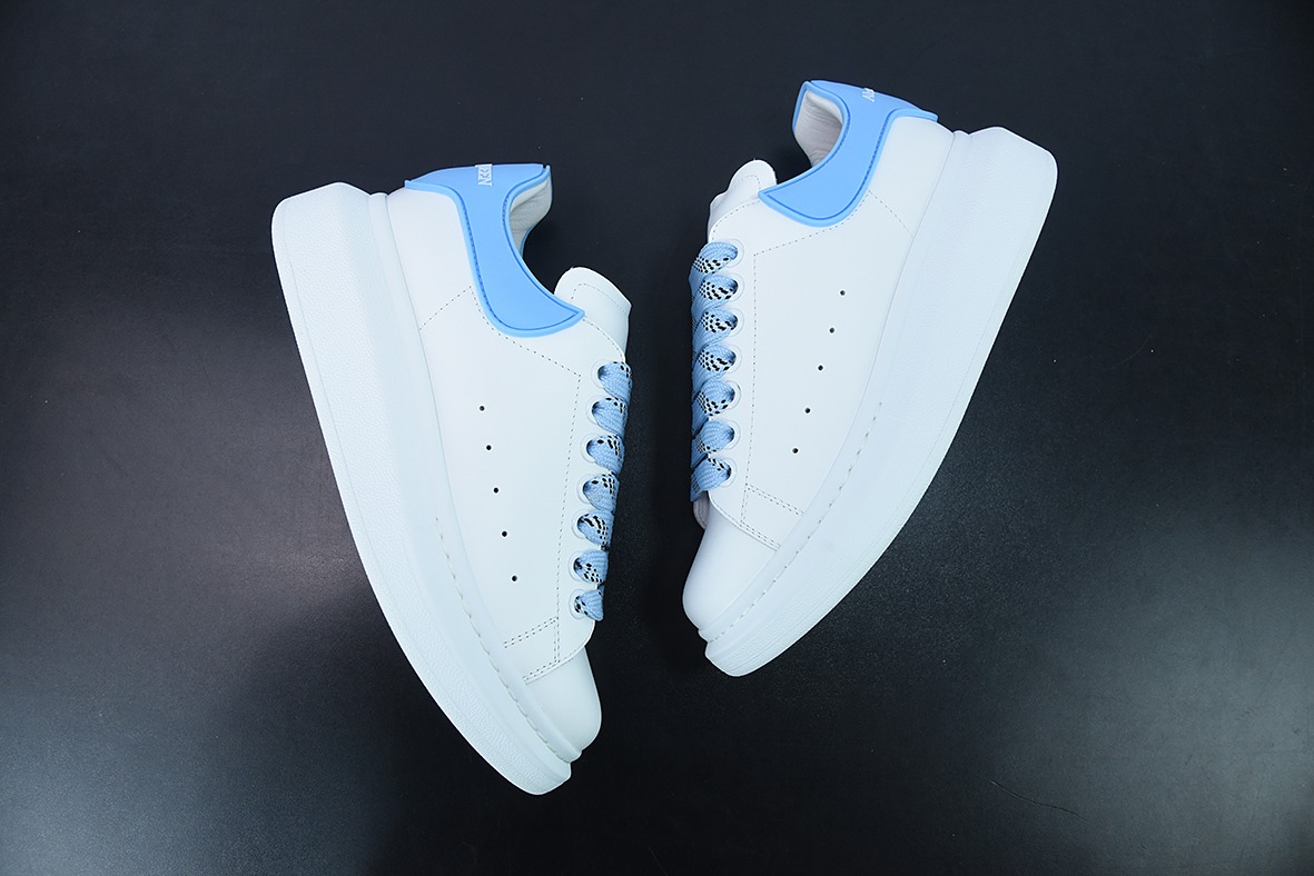 Alexander McQueen/亚历山大麦昆 松糕鞋厚底增高小白鞋D05G6