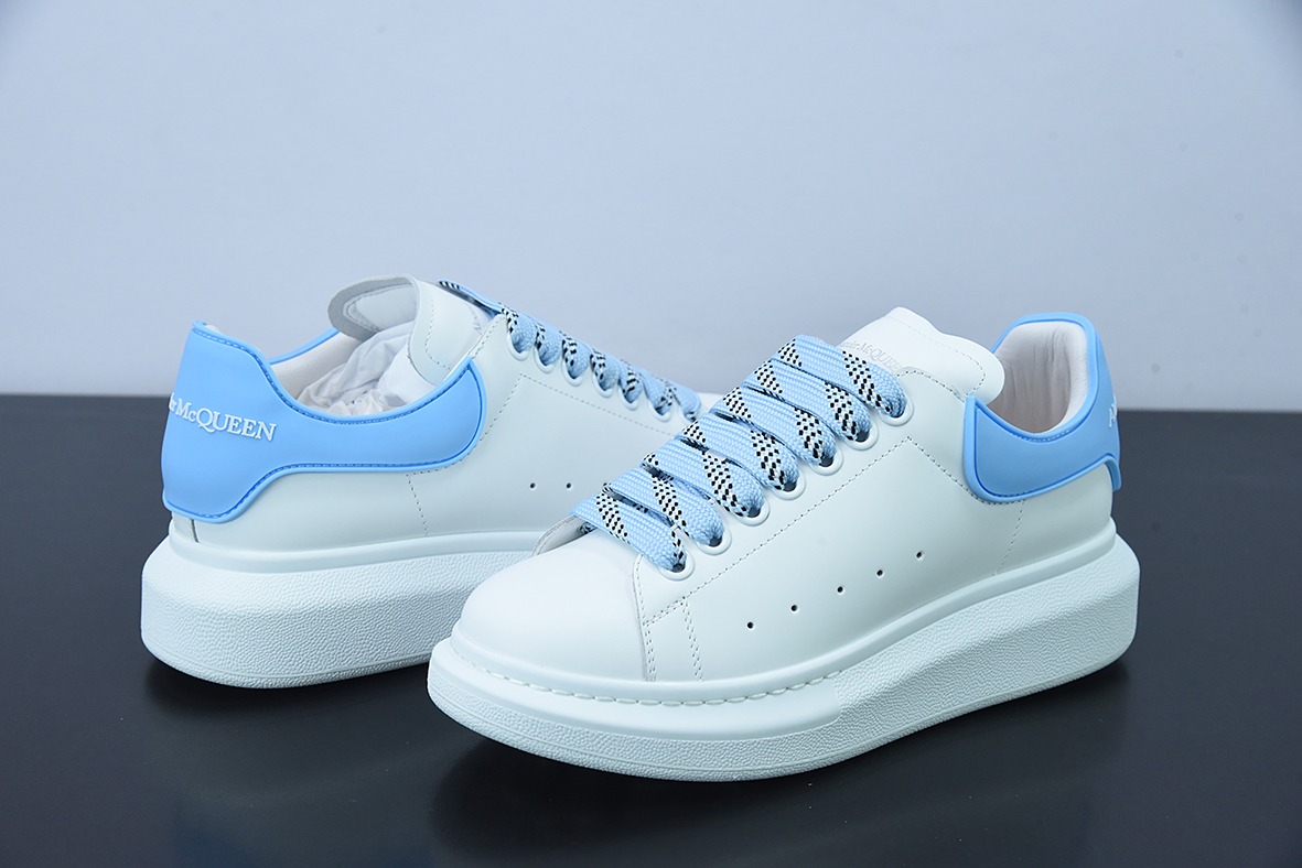 Alexander McQueen/亚历山大麦昆 松糕鞋厚底增高小白鞋D05G6