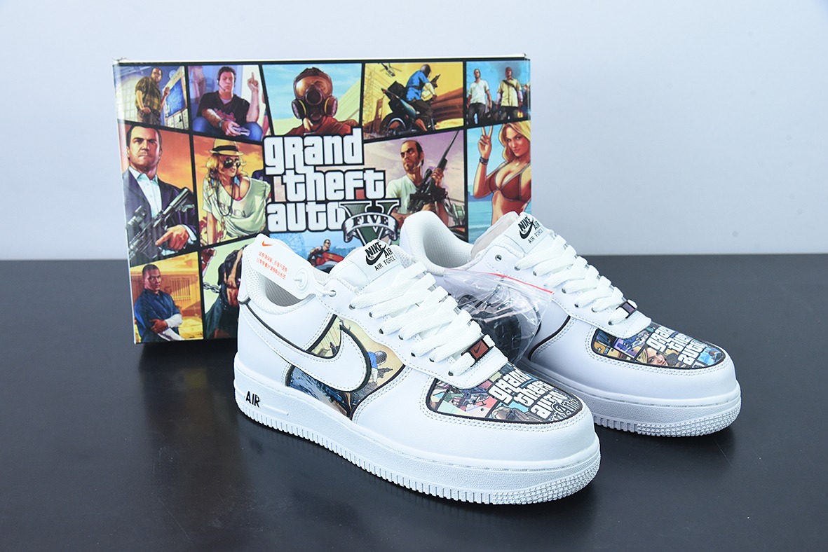 Nk Air Force 1 07 LV8"Game Console/Loading空军一号经典百搭休闲运动板鞋 货号: CW2288-302