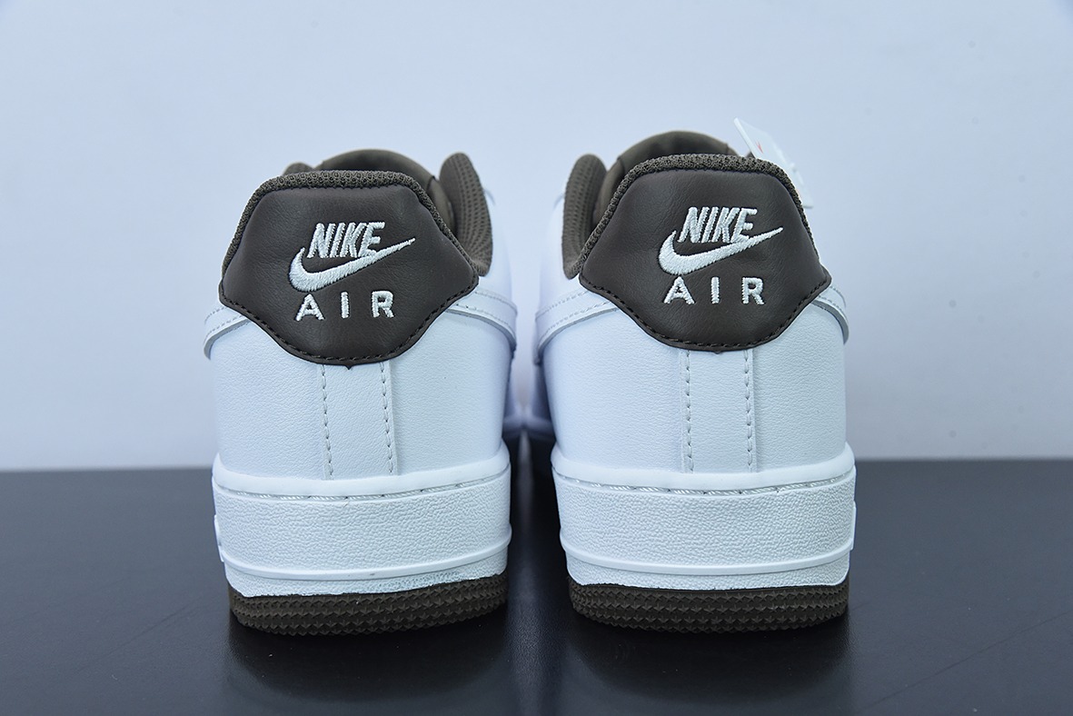 K05L3纯原 Air Force 1 Nike Low 白褐色  空军一号低帮 货号：DO5220 162
