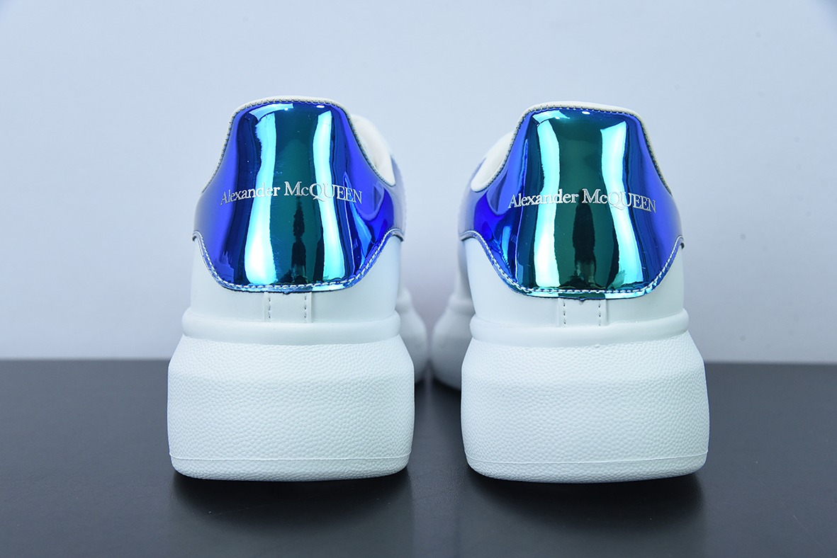 Alexander McQueen 麦坤亚历山大·麦昆 Sole Leather Sneakers低帮时装厚底休闲运动小白鞋