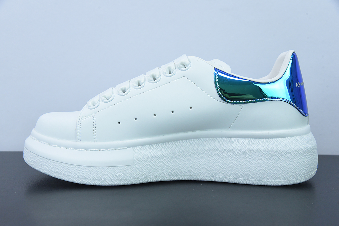 Alexander McQueen 麦坤亚历山大·麦昆 Sole Leather Sneakers低帮时装厚底休闲运动小白鞋