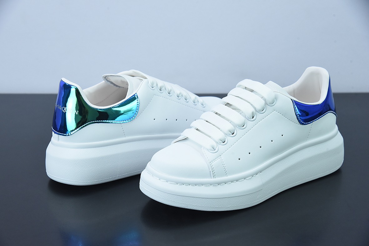 Alexander McQueen 麦坤亚历山大·麦昆 Sole Leather Sneakers低帮时装厚底休闲运动小白鞋
