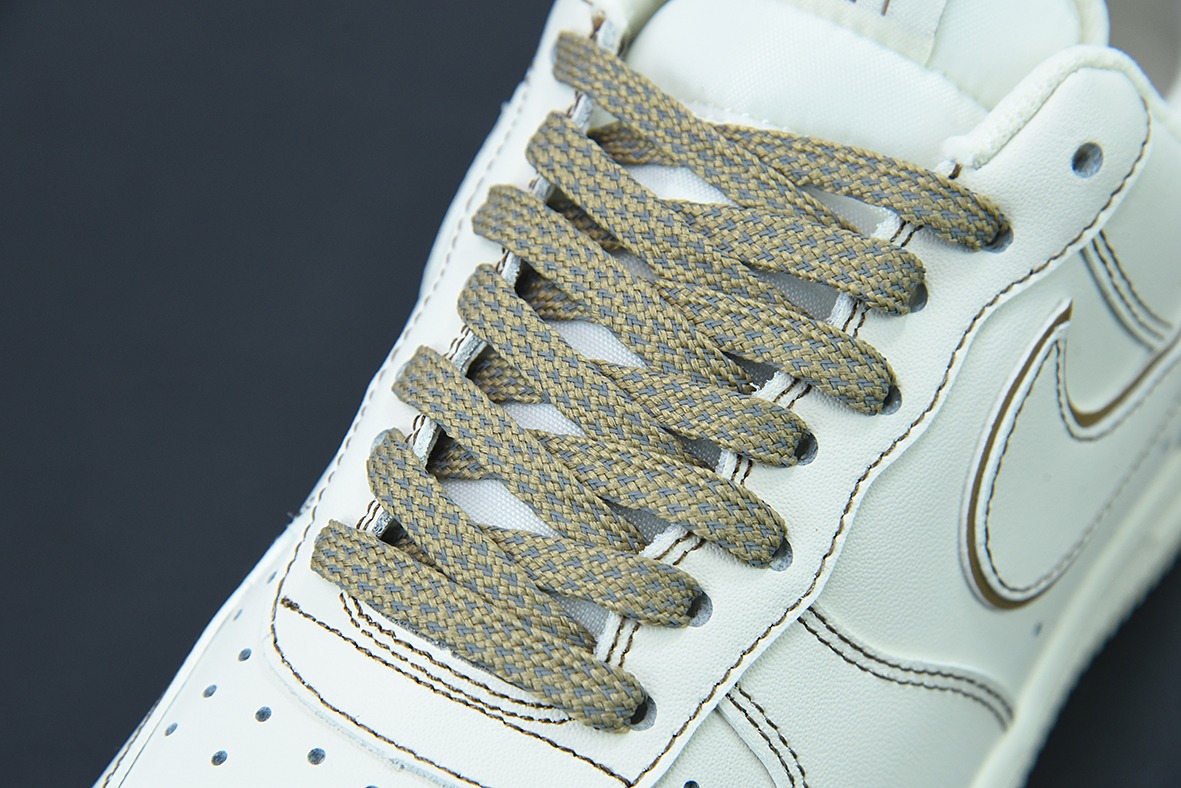 Nike Air Force 1 Low 米棕线 3M 满天星空军一号低帮运动鞋  货号：315122-808