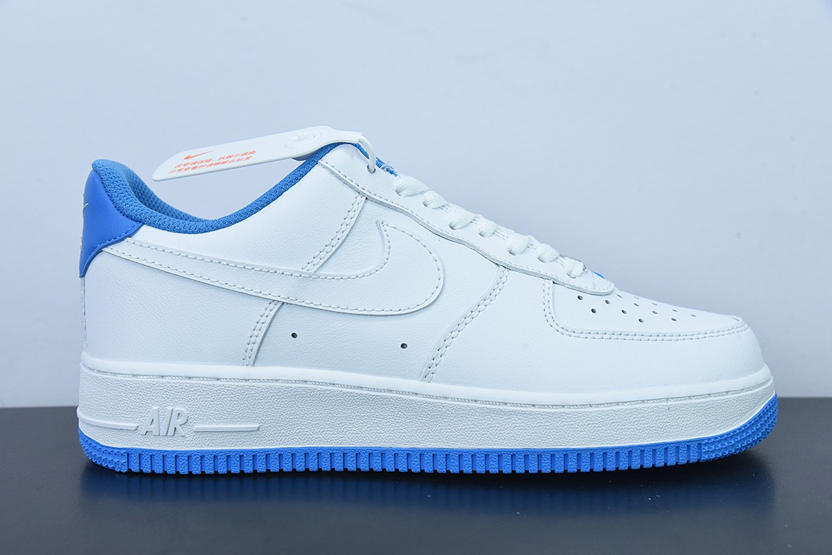 K05L3 纯原Nike Air Force 1'07 LV8″ White/UNC”空军一号经典白北卡蓝