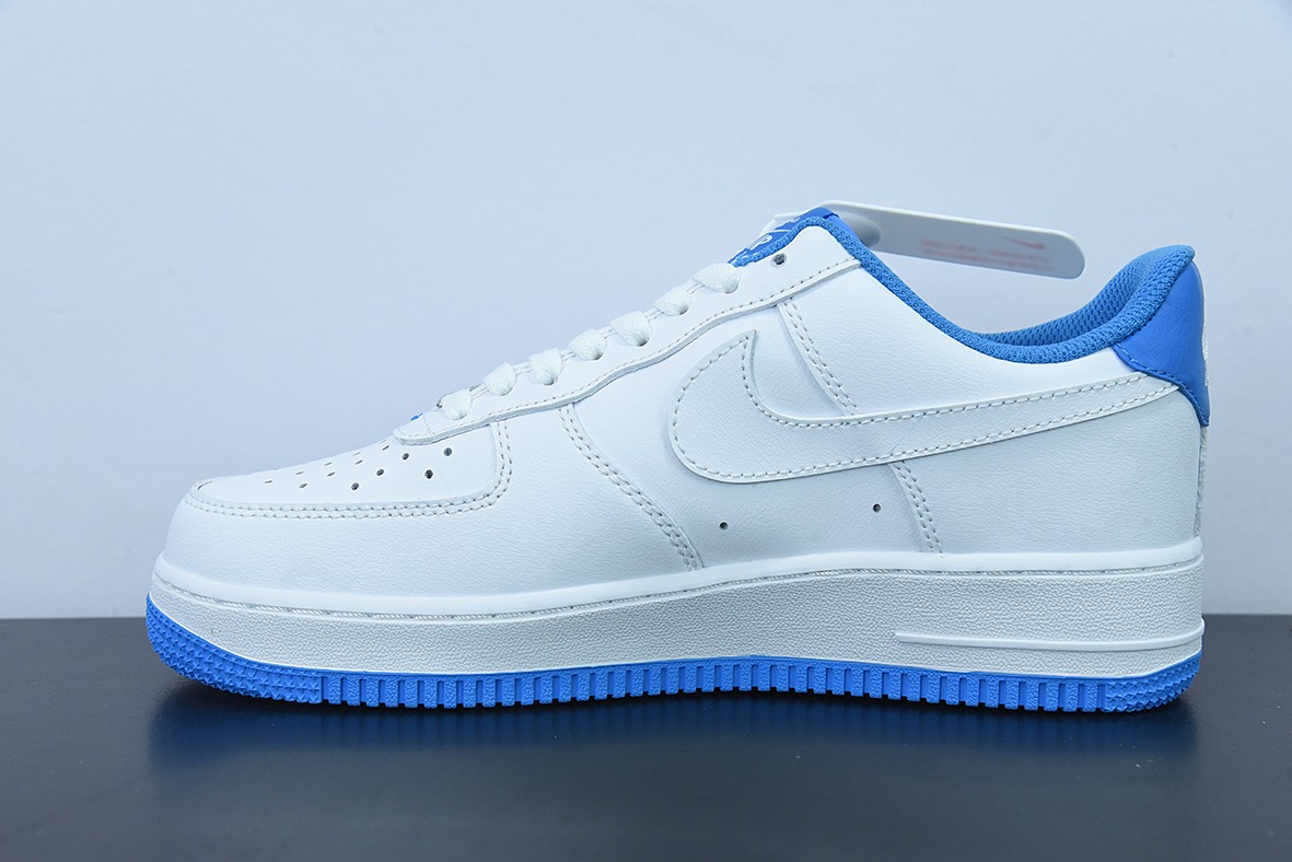 K05L3 纯原Nike Air Force 1’07 LV8" White/UNC"空军一号经典白北卡蓝”慢跑鞋 货号:DR9867-101