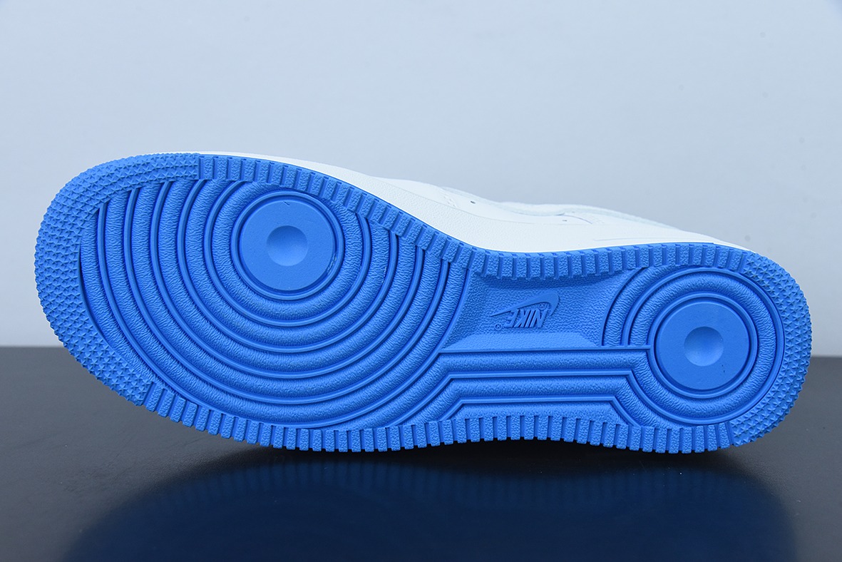 K05L3 纯原Nike Air Force 1’07 LV8" White/UNC"空军一号经典白北卡蓝”慢跑鞋 货号:DR9867-101