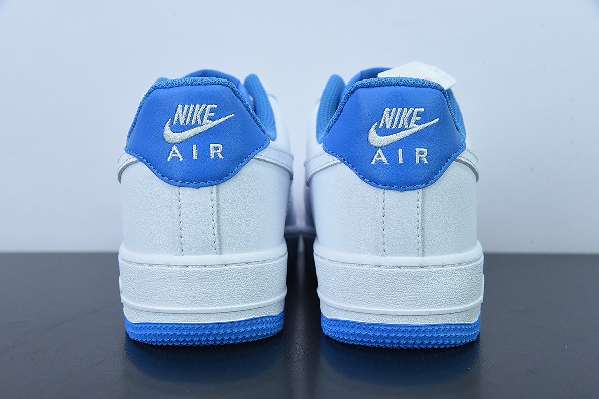 K05L3 纯原Nike Air Force 1’07 LV8" White/UNC"空军一号经典白北卡蓝”慢跑鞋 货号:DR9867-101