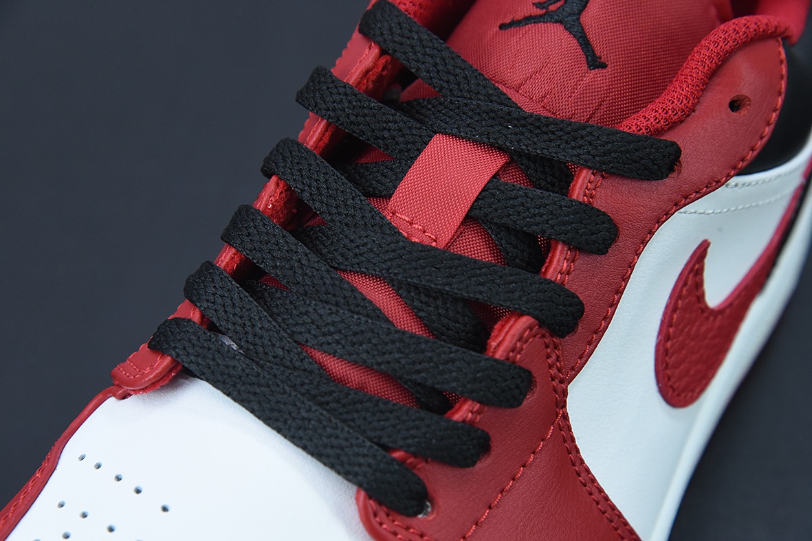 B09F3 AIR JORDAN 1 Low AJ1 红白黑 复古 篮球鞋 货号：553558-163