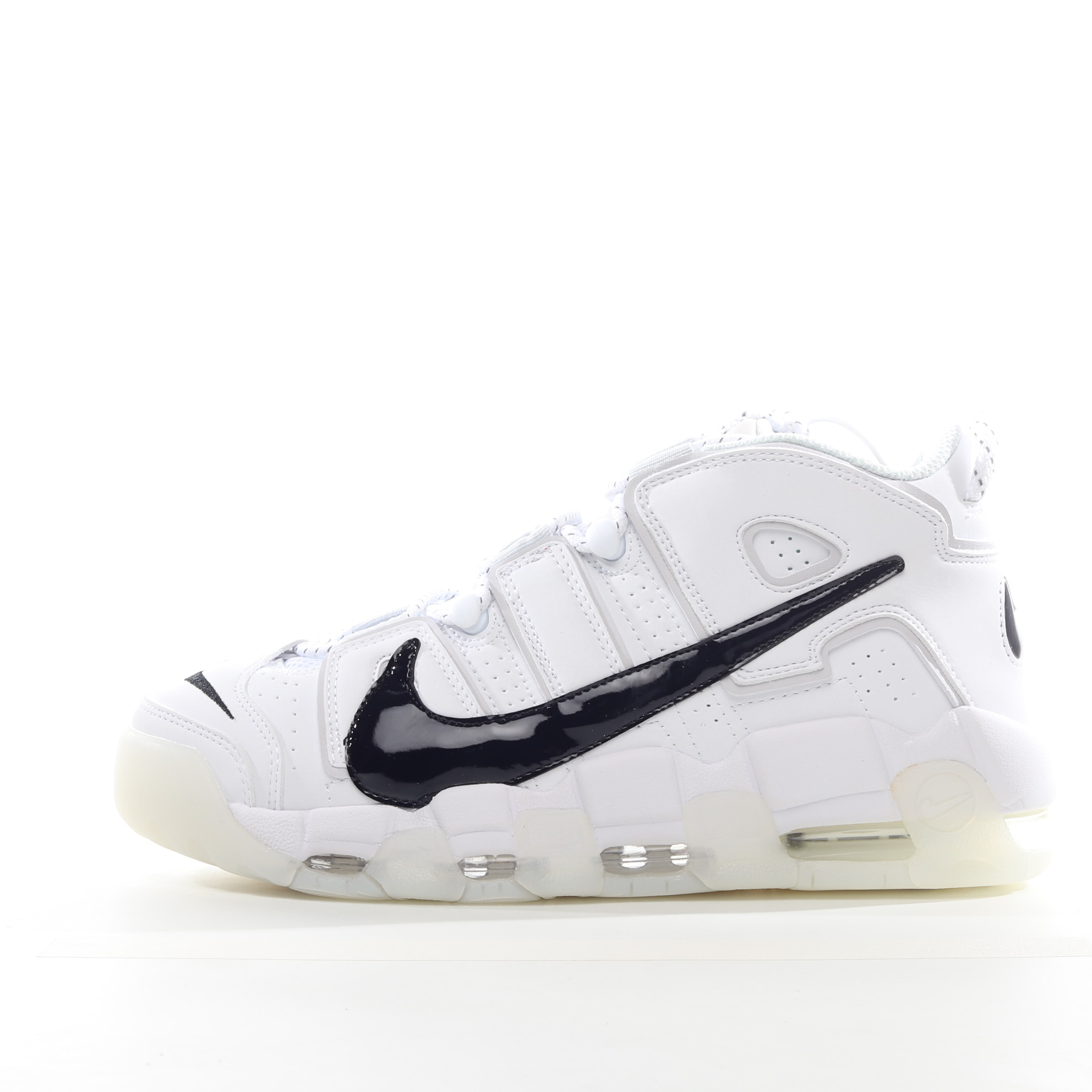 I0 纯原版本 NK Air More Uptempo96″Copy/Paste皮蓬大AIR 复古篮球鞋 白黑